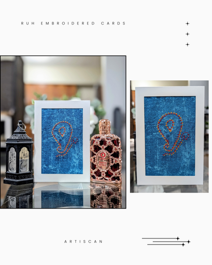 Ruh Embroidered Cards