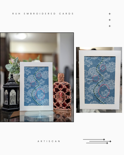 Ruh Embroidered Cards