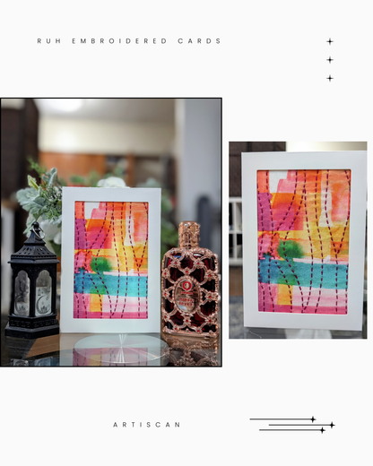 Ruh Embroidered Cards