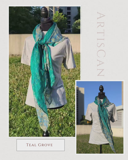Taiba Silk Scarf